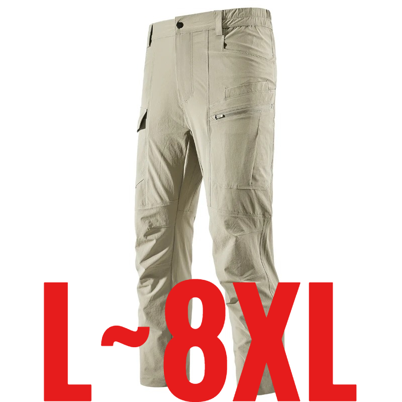 Summer Hiking Clothing - Plus Size 8XL Men's Casual Pants