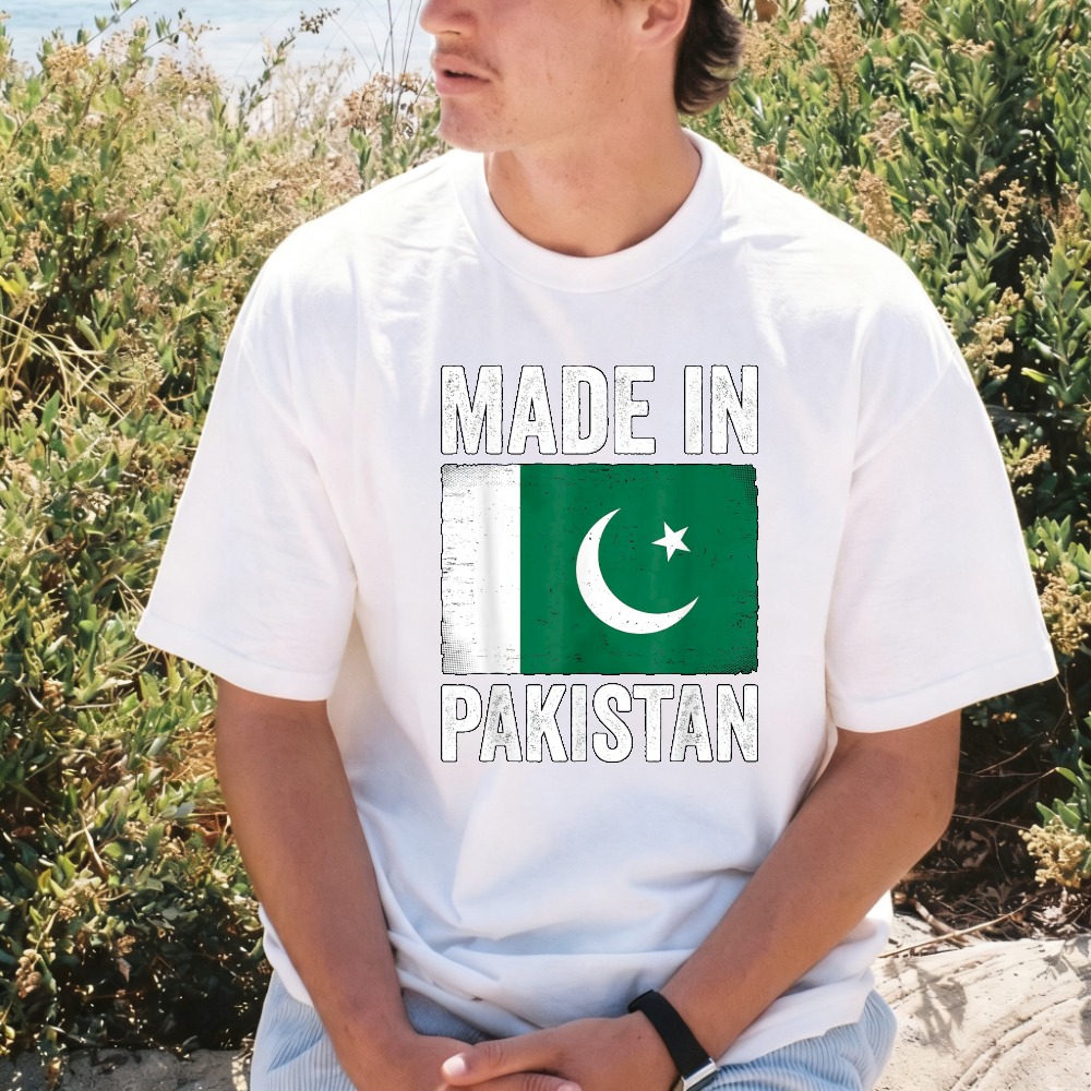 Summer Clothing Pakistan - Made in Pakistan Funny Pakistani Flag