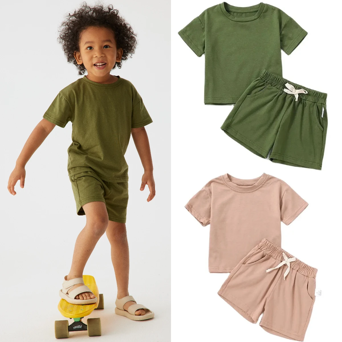 Summer Clothing Kids - 2024 Summer Toddler Children's Cotton Suit