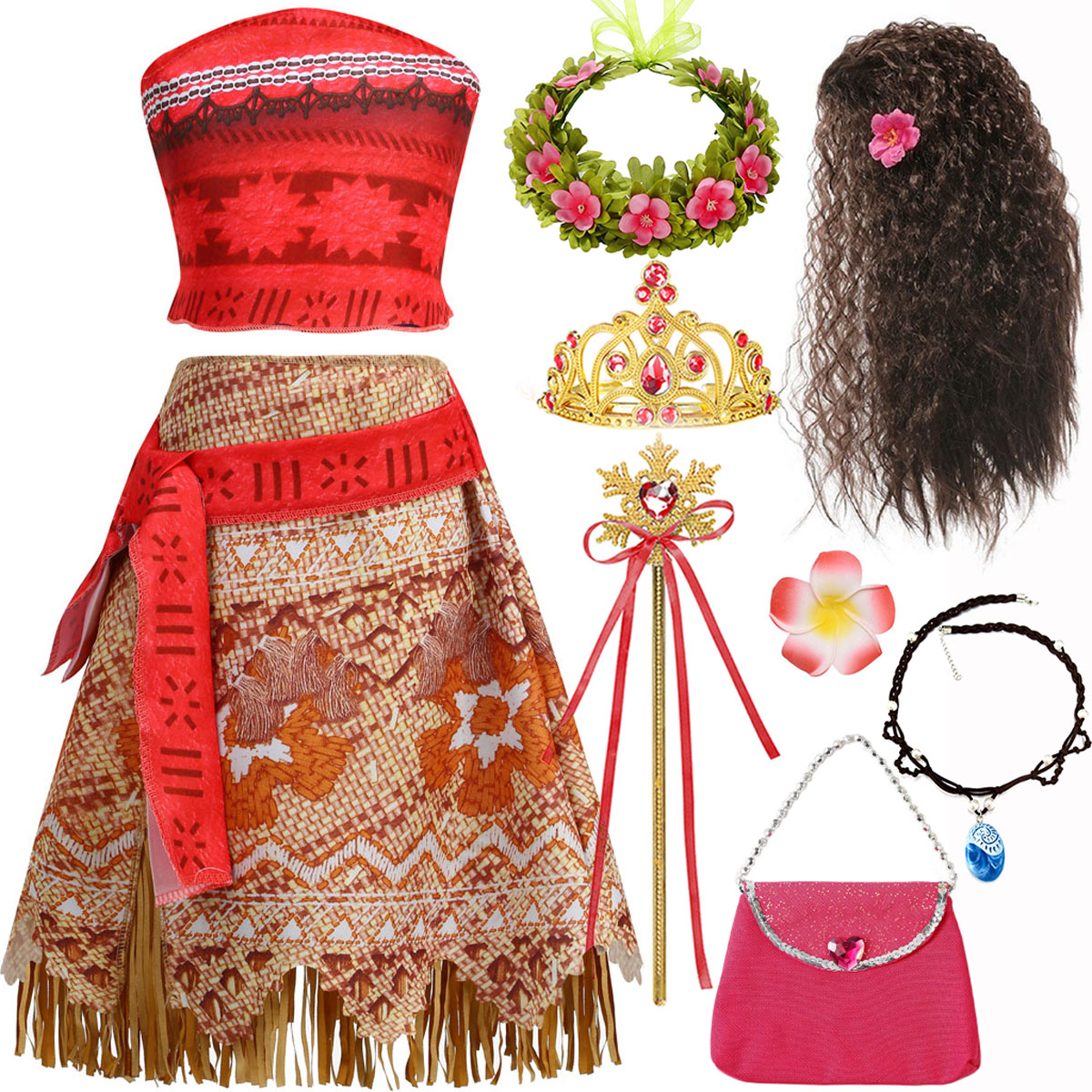 Summer Clothing Kids - Moana Classic Style Dresses for Girls