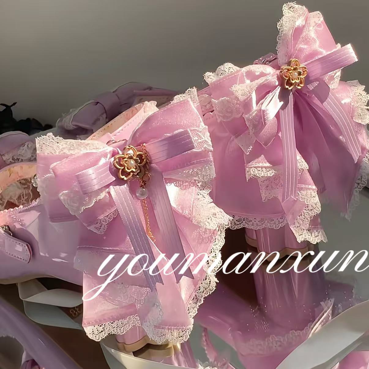 Summer Japanese Clothing - LEOSOXS Bowknot Lace Princess Lolita High