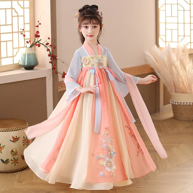 Summer Clothing Baby - Summer Children Hanfu Dresses Princess Costume