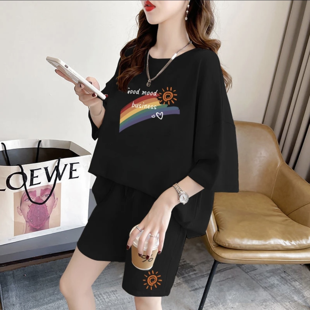 Summer Clothing Sets Women - Fashion women's summer shorts set, sportswear,