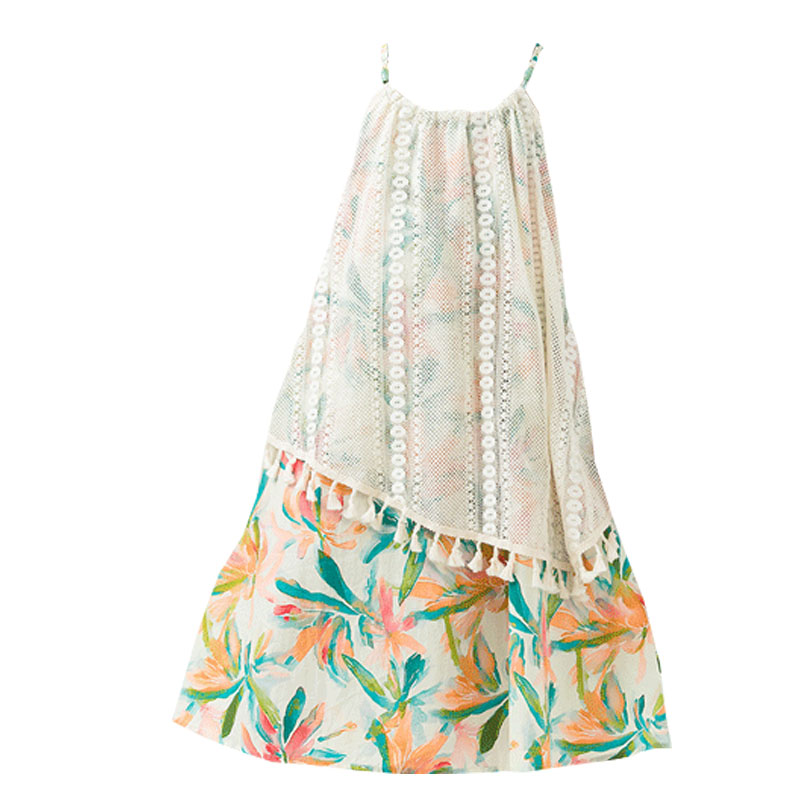 Tassels Girls Casual Dresses S - đánh giá và giá Summer Clothing Drawing For Kids