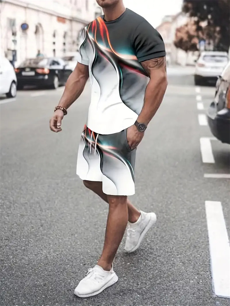 Men Women Gradient Texture T-s - đánh giá và giá Summer Clothing Women
