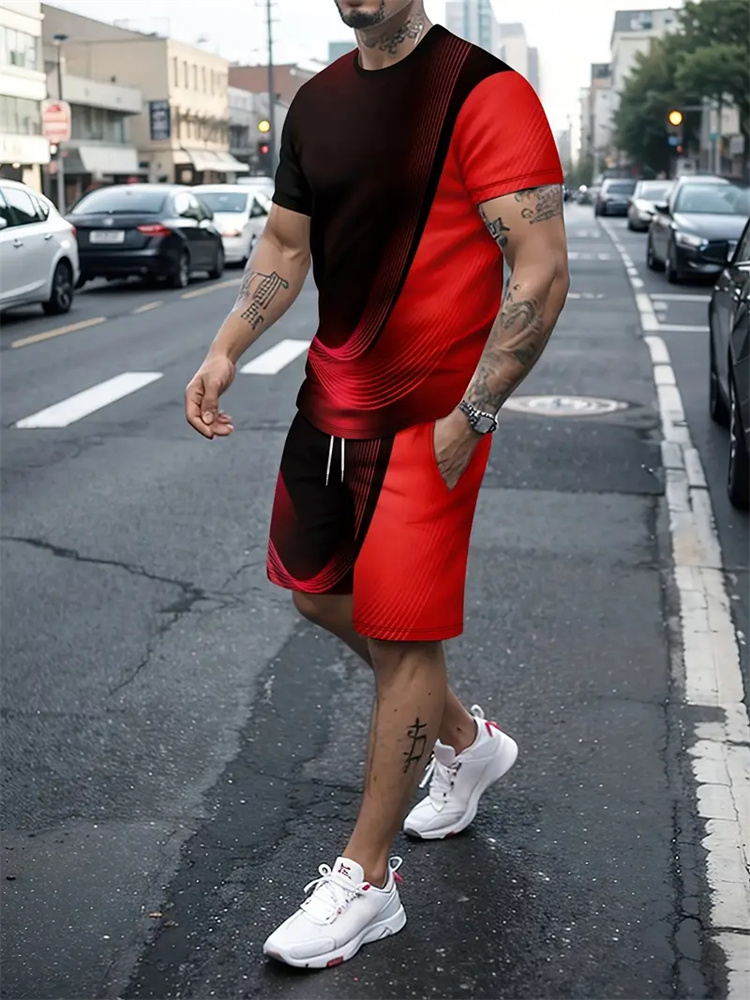 Men Women Gradient Texture T-s - đánh giá và giá Summer Clothing Women