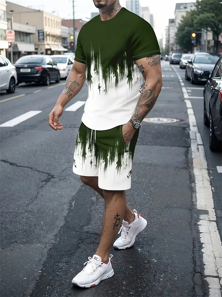 Men Women Gradient Texture T-s - đánh giá và giá Summer Clothing Women