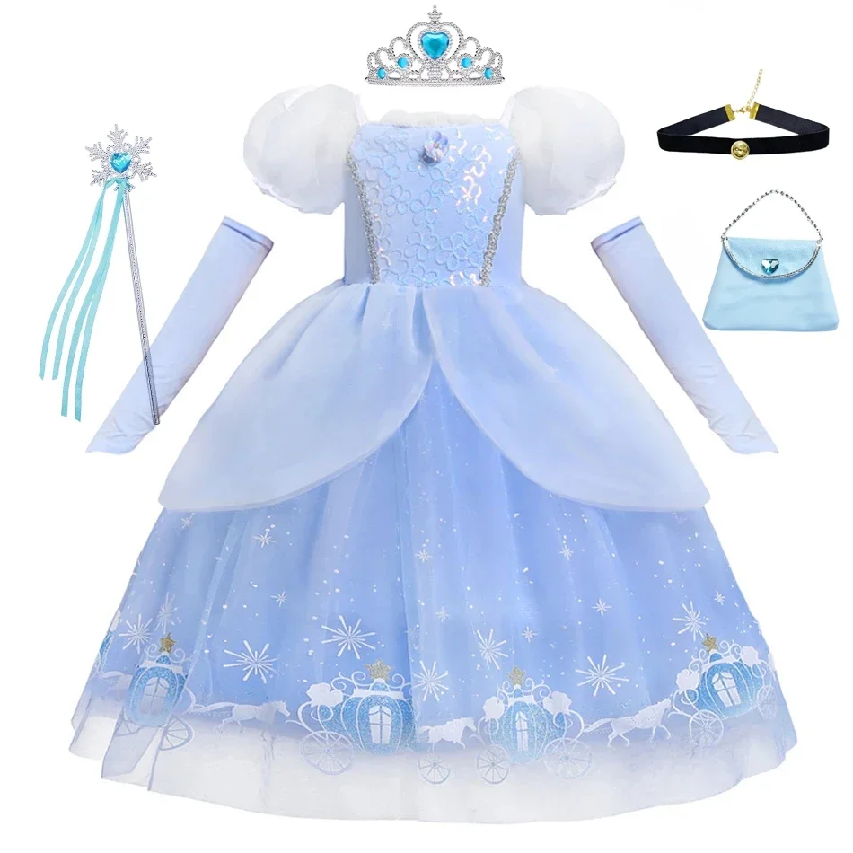Cinderella Princess Cosplay Dr - đánh giá và giá Summer Clothing Kids