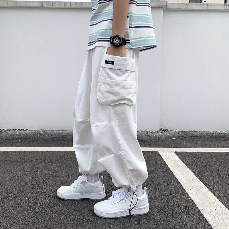 Men Bloomers Loose Cargo Pants - đánh giá và giá Summer Clothing Vibes