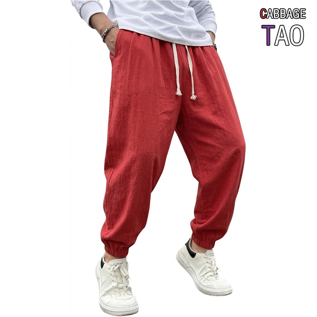 Mens Cotton Linen Harem Trouse - đánh giá và giá Summer Hiking Clothing