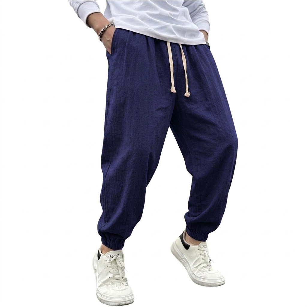 Mens Cotton Linen Harem Trouse - đánh giá và giá Summer Hiking Clothing