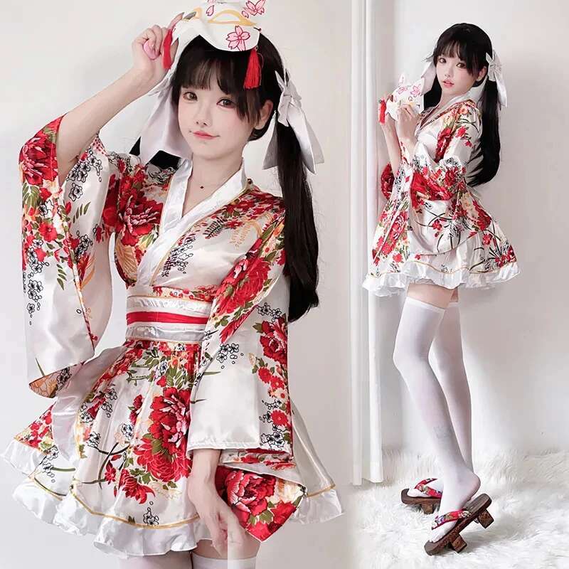 Japanese Modified Kimono Dress - đánh giá và giá Summer Japanese Clothing