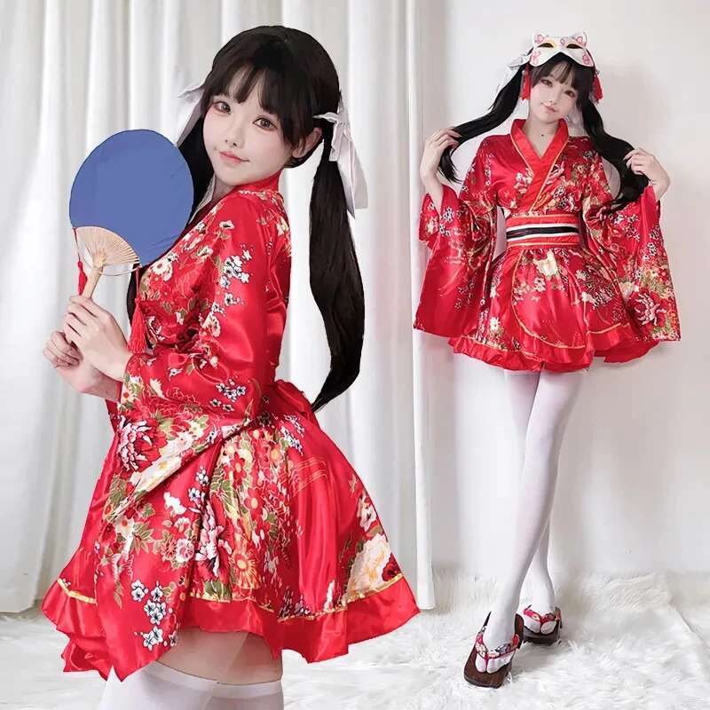 Japanese Modified Kimono Dress - đánh giá và giá Summer Japanese Clothing