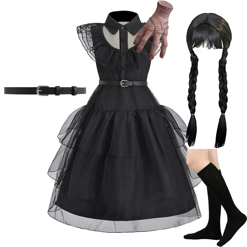 Girl Costume Kids Cosplay Blac - đánh giá và giá Summer Clothing Kids