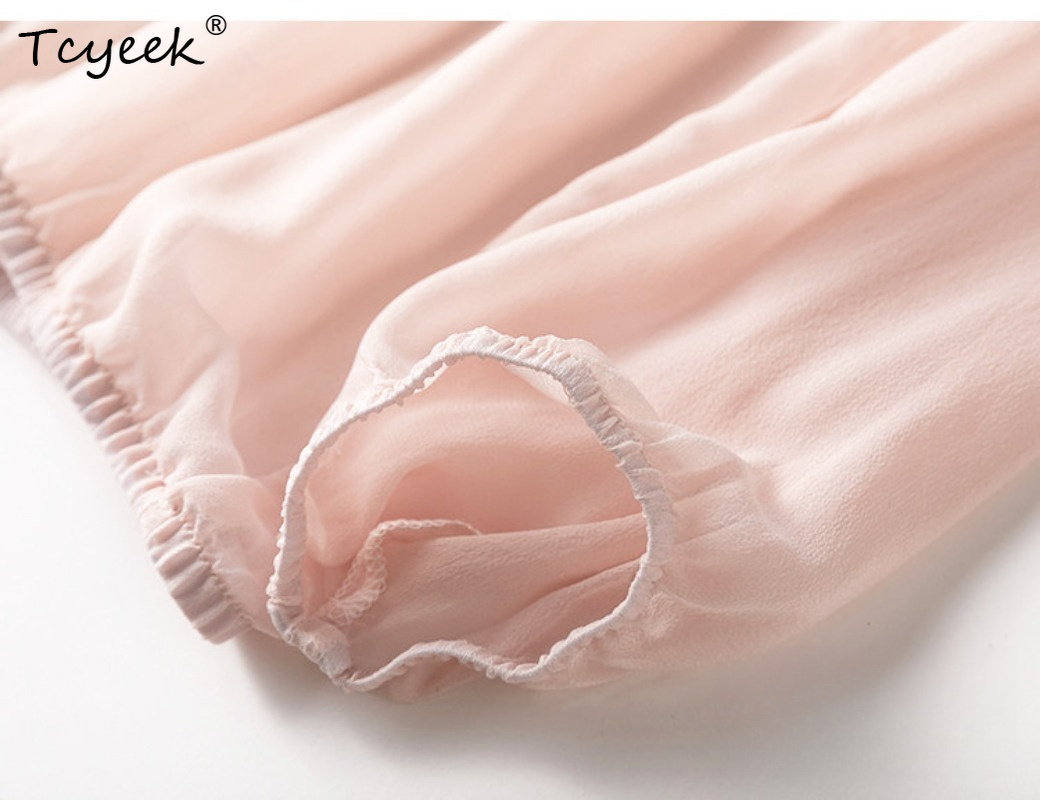 Tcyeek 100% Real Mulberry Silk - đánh giá và giá Summer Clothing Women