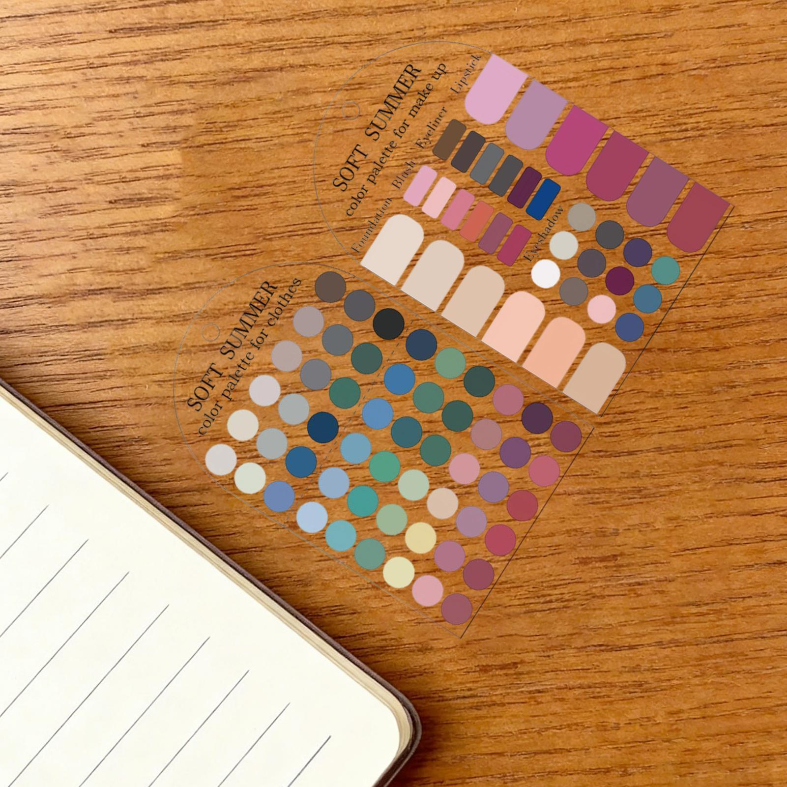 2 Pieces Acrylic Seasonal Pale - đánh giá và giá Summer Clothing Color Palette