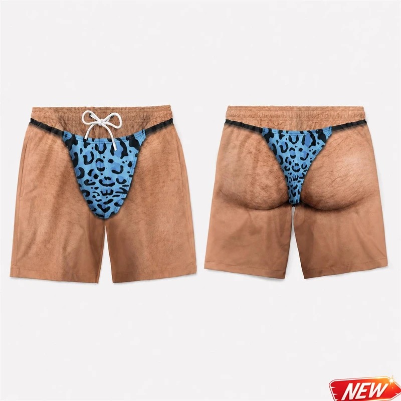 Funny Men 3D Print Leopard Pri - đánh giá và giá Board Short Surf