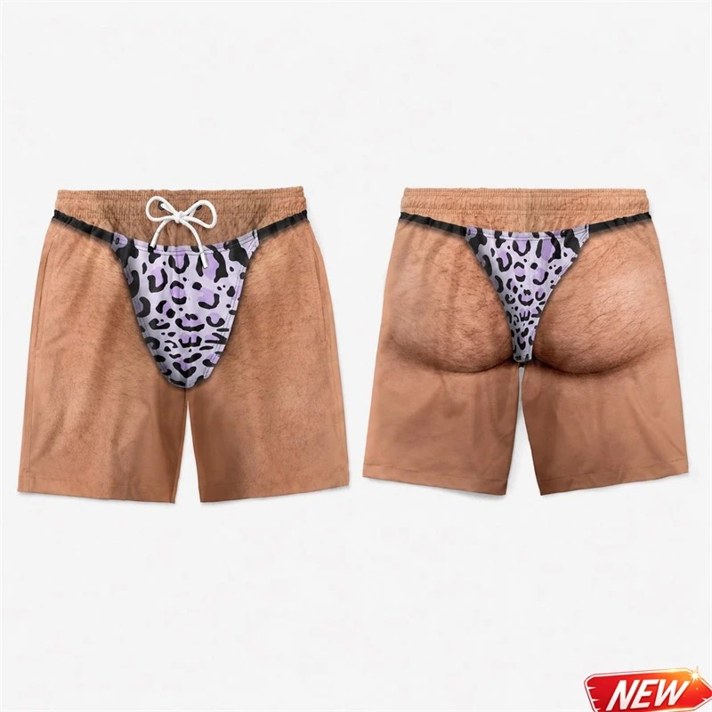 Funny Men 3D Print Leopard Pri - đánh giá và giá Board Short Surf
