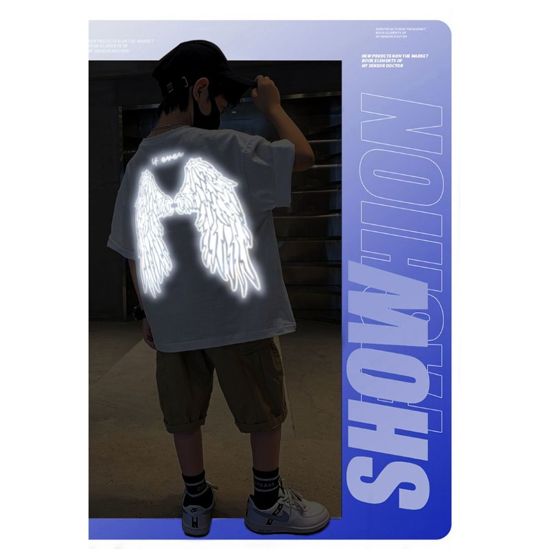 Youth Reflective Wings T Shirt - đánh giá và giá Summer Clothing Boys