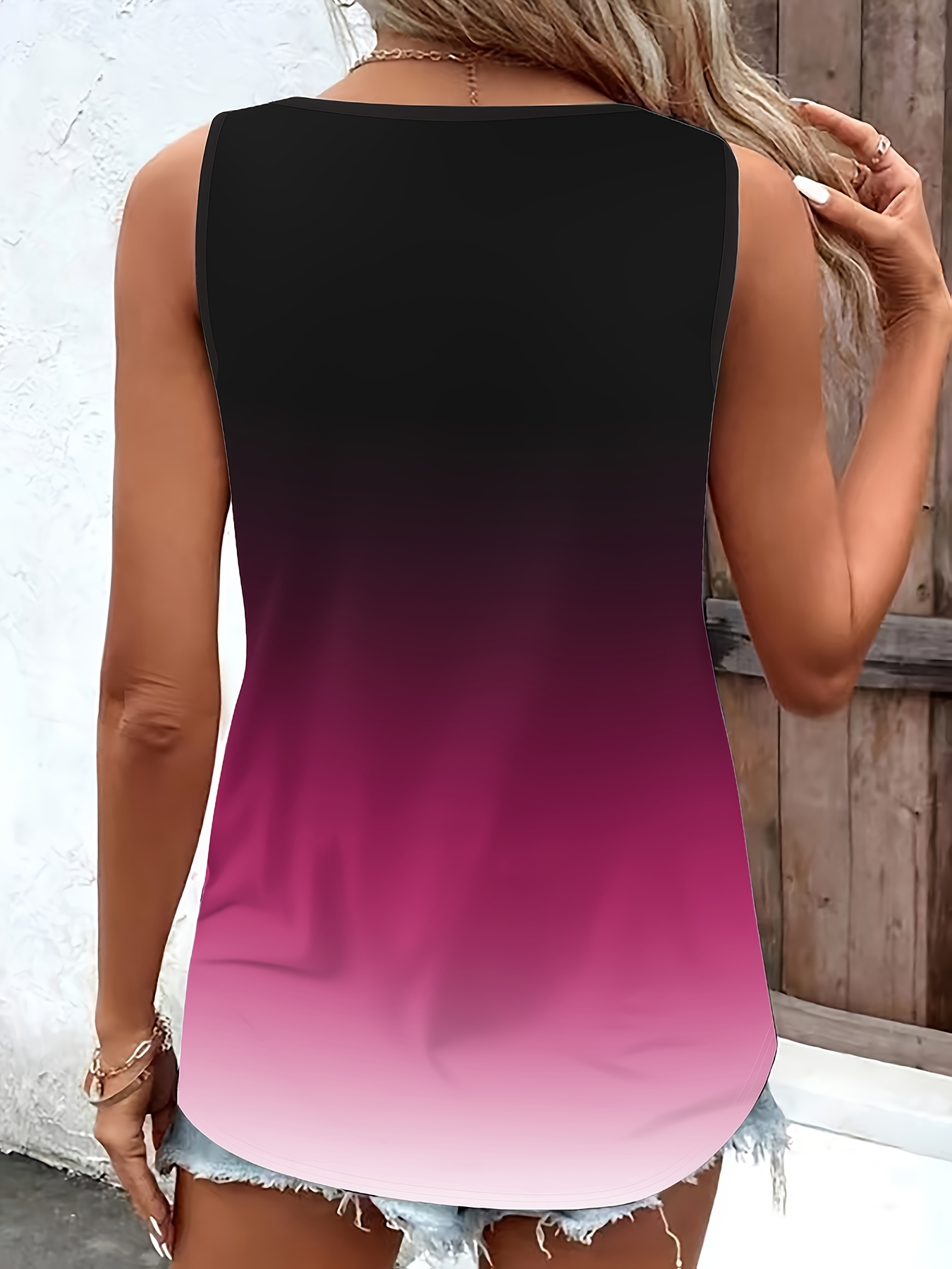 Plus Size Women's Gradient Tan - đánh giá và giá Summer Upf Clothing