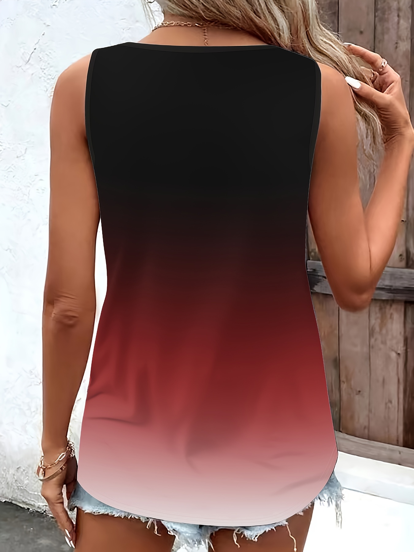 Plus Size Women's Gradient Tan - đánh giá và giá Summer Upf Clothing
