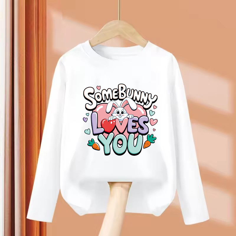 Long Sleeve Cute Rabbit Love H - đánh giá và giá Summer Loving Kids Clothing