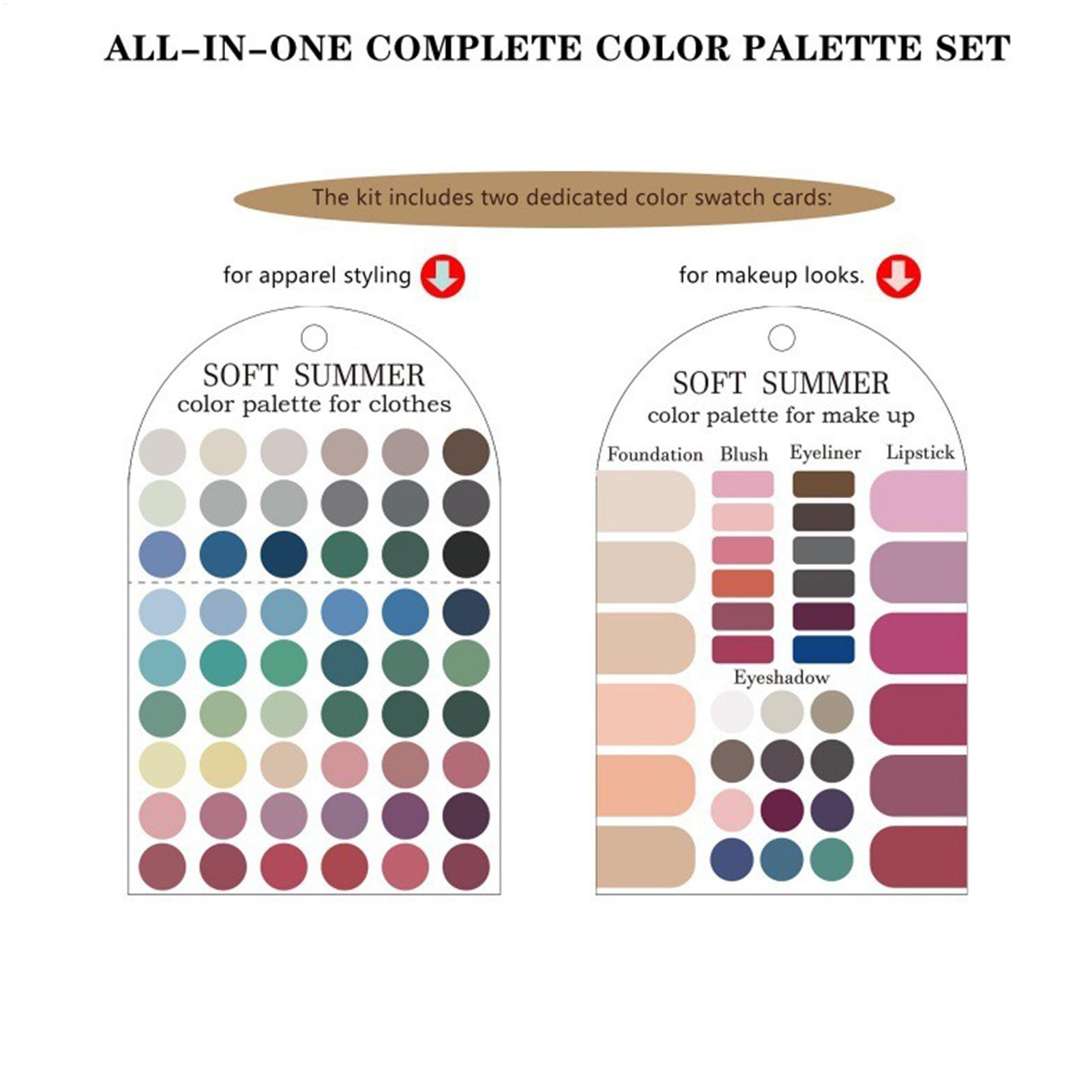 2Pcs Acrylic Seasonal Palette  - đánh giá và giá Summer Clothing Color Palette