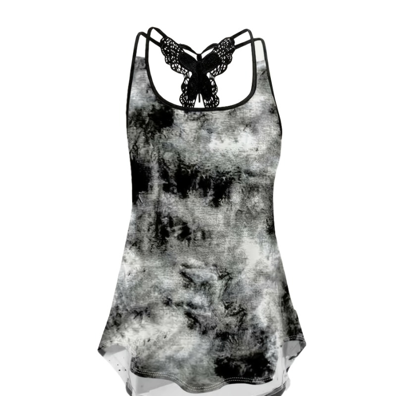 Plus Size 1XL-5XL Print Tank T - đánh giá và giá Summer Upf Clothing