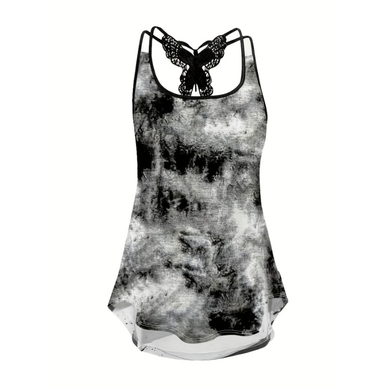 Plus Size 1XL-5XL Print Tank T - đánh giá và giá Summer Upf Clothing