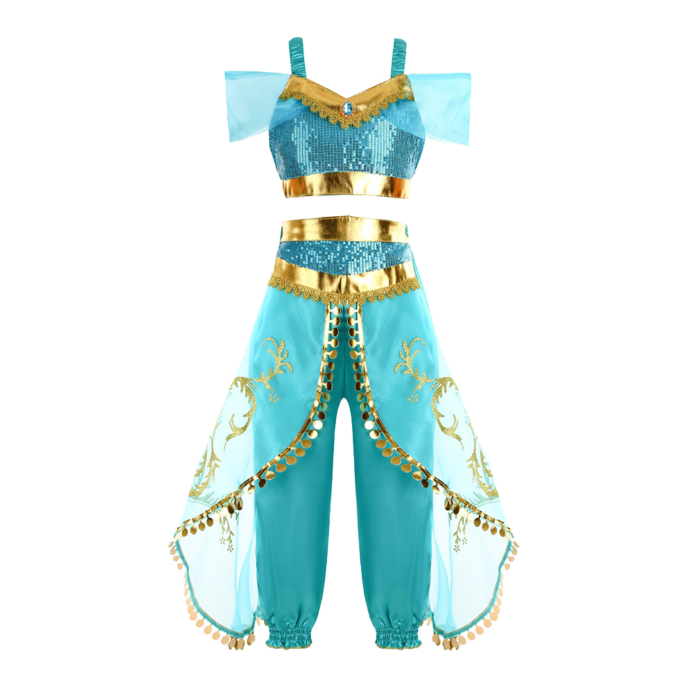 Girls Jasmine Fantasy Costume  - đánh giá và giá Summer Clothing Kids