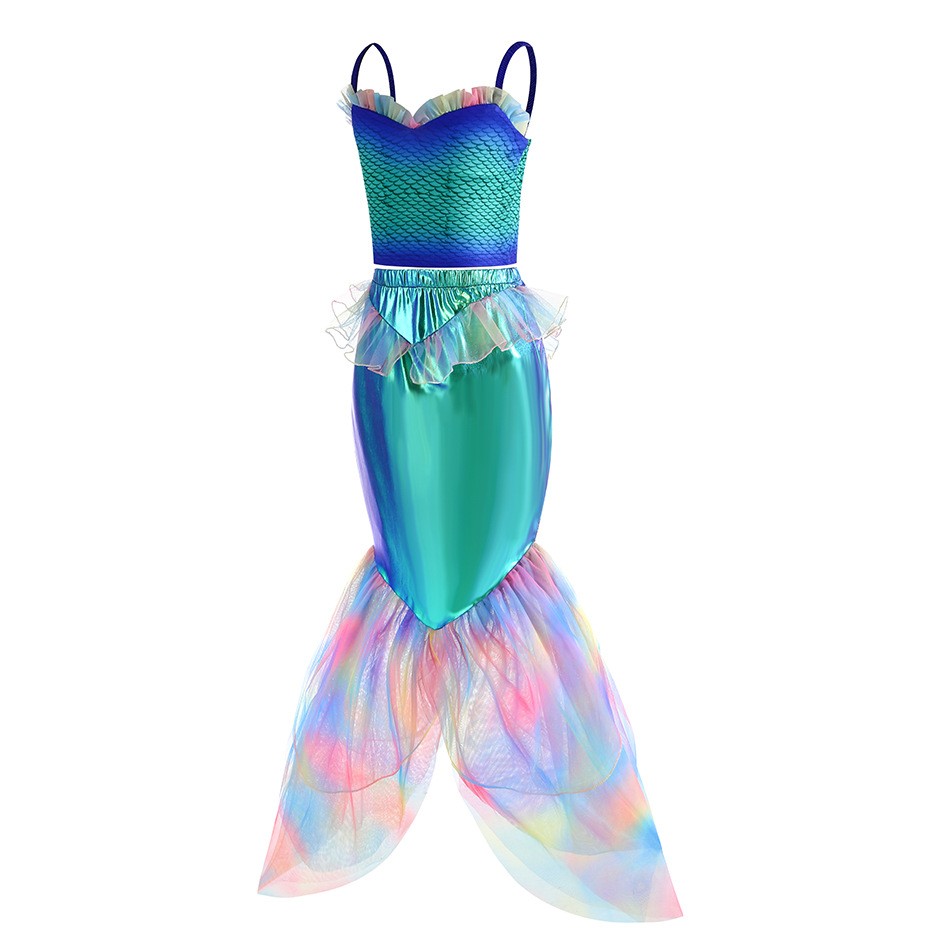 Disney Mermaid Dress Up Costum - đánh giá và giá Summer Clothing Kids