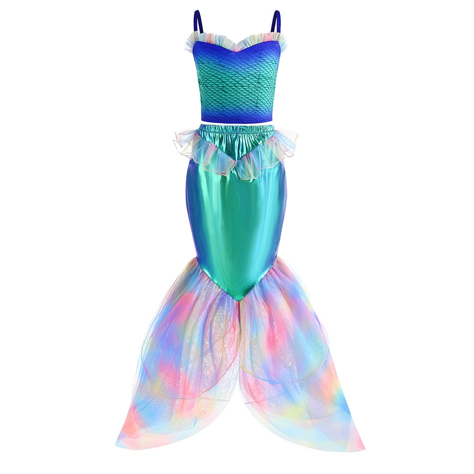Disney Mermaid Dress Up Costum - đánh giá và giá Summer Clothing Kids