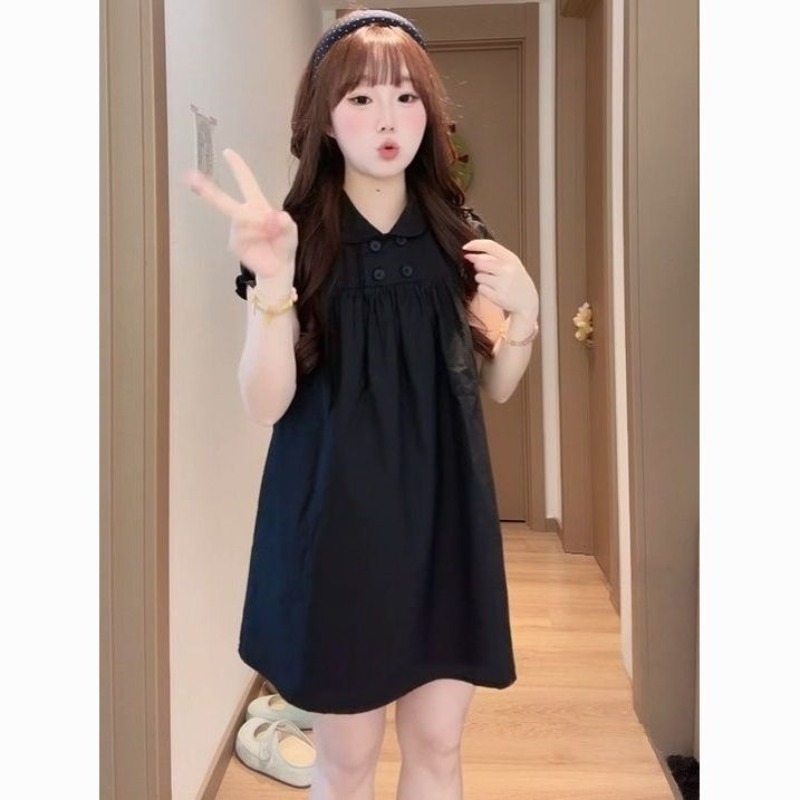 Doll Collar A-word Dress Looks - đánh giá và giá Summer Clothing Looks
