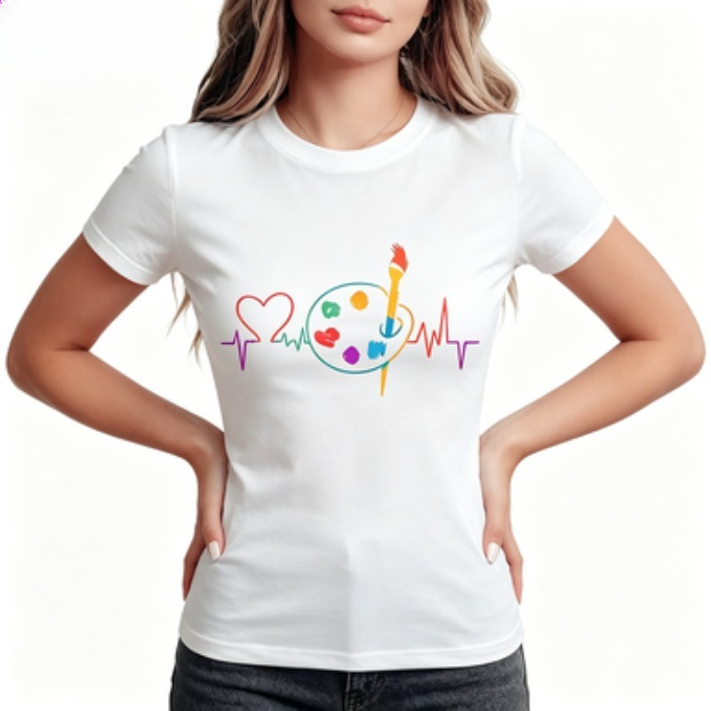 Colorful Geometric Women's Cas - đánh giá và giá Summer Clothing Color Palette