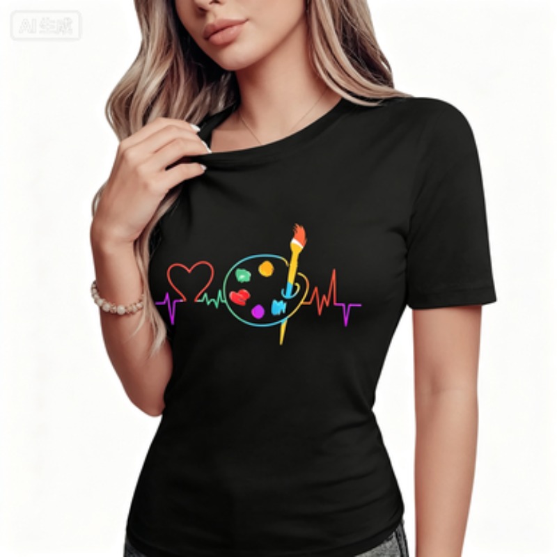 Colorful Geometric Women's Cas - đánh giá và giá Summer Clothing Color Palette