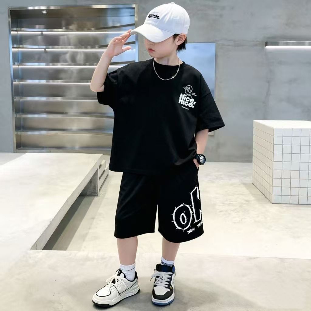 Cotton Summer Hip Hop Boys Clo - đánh giá và giá Summer Clothing Drawing For Kids