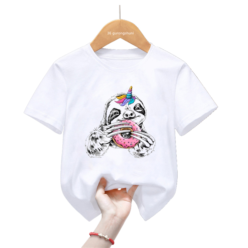 Unicorn Sloth Love Donuts Cart - đánh giá và giá Summer Loving Kids Clothing
