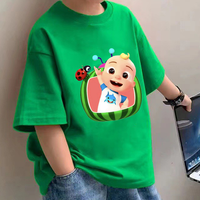 Cocomelons Baby T-Shirts Anime - đánh giá và giá Summer Clothing Boys