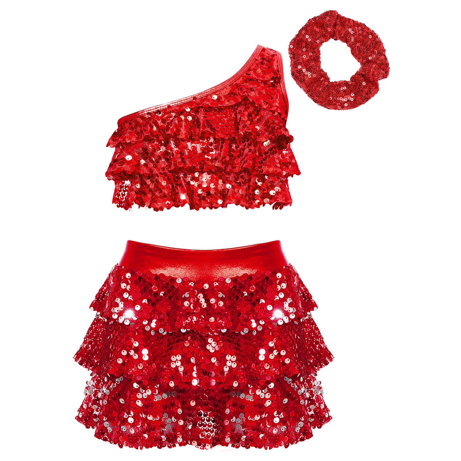 Kids Girls Shiny Sequins Latin - đánh giá và giá Summer Clothing Kids