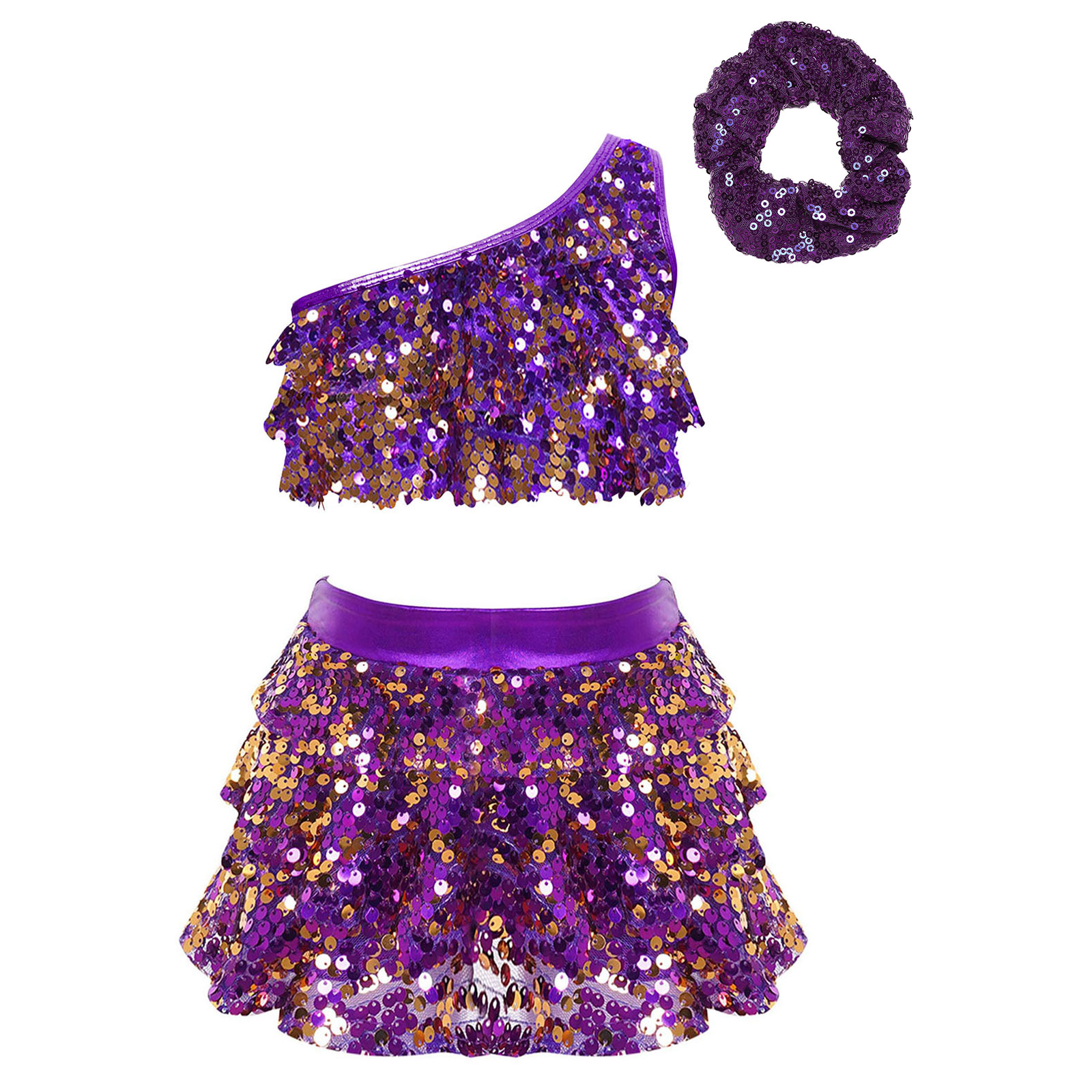 Kids Girls Shiny Sequins Latin - đánh giá và giá Summer Clothing Kids