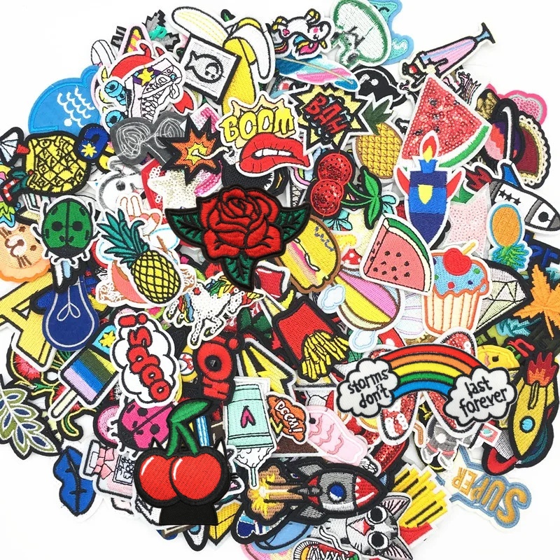 30PCS/lot Embroidery Patches M - đánh giá và giá Summer Clothing Pictures