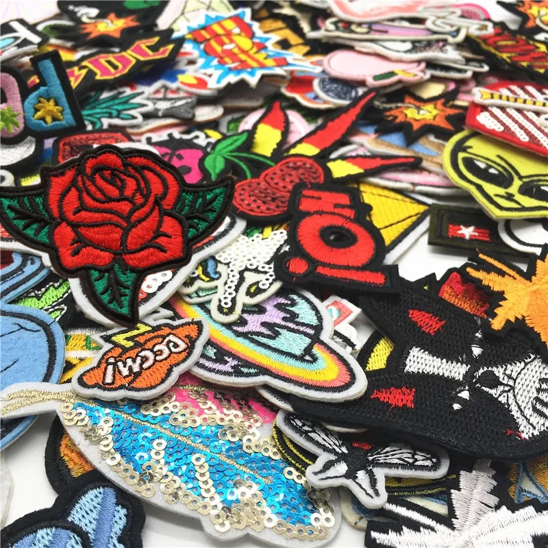 30PCS/lot Embroidery Patches M - đánh giá và giá Summer Clothing Pictures
