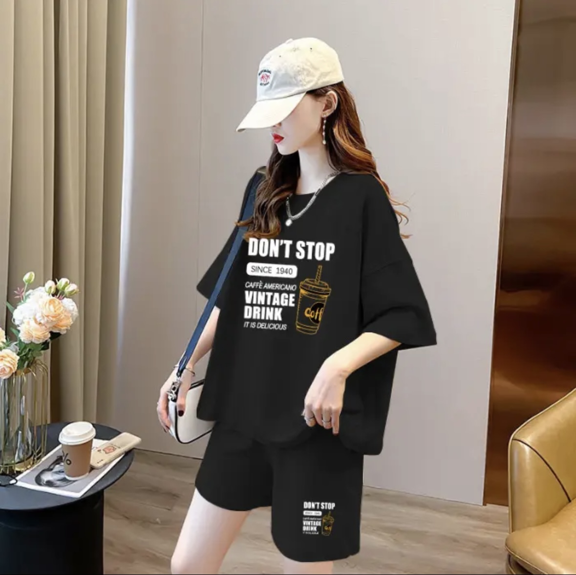 Fashion women's summer shorts  - đánh giá và giá Summer Clothing Sets Women